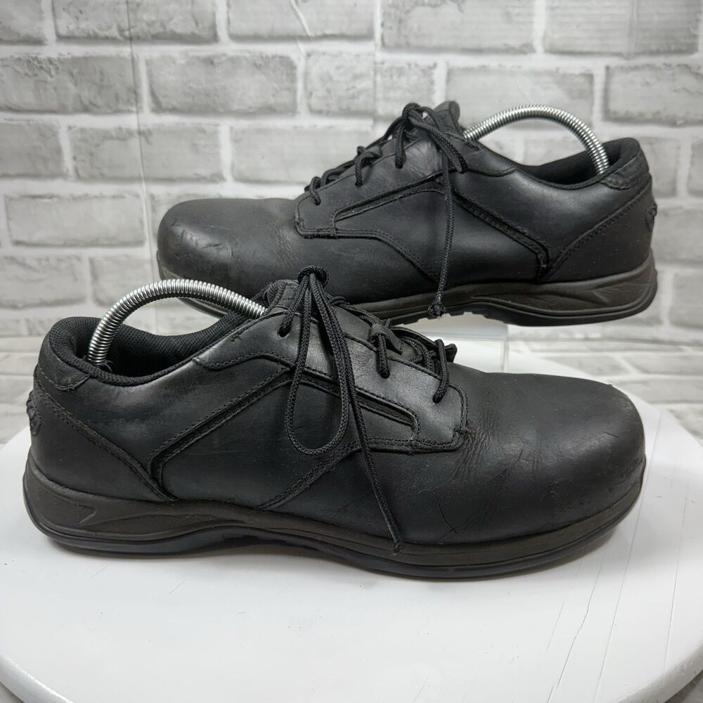 Red Wing Men's Size 11 Low Top Black Leather Steel Toe Oxford Work Shoes 6709